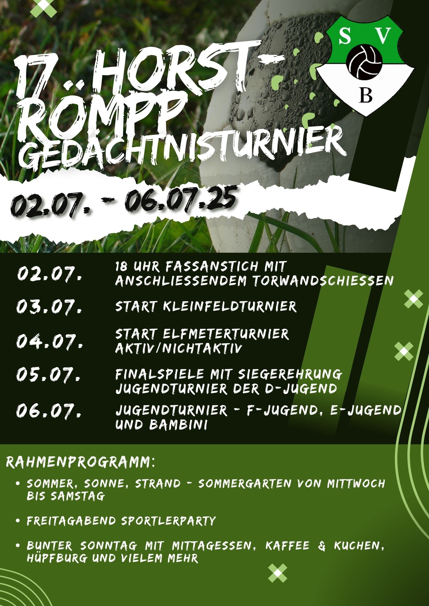 2025 SVB Dorfturnier Flyer